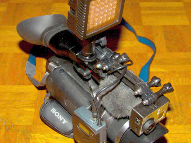 森海塞尔索尼相机脚架脚架接收机