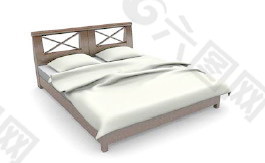 国外床3d模型家具模型 37