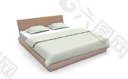 国外床3d模型家具模型 24