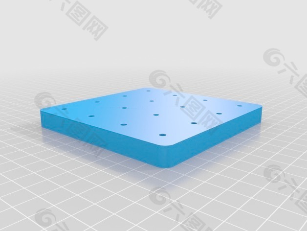 4x4x4 LED立方体模板（和基地！）