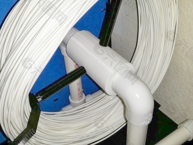 3 / 4的PVC管支架轴芯