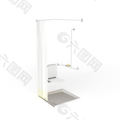 淋浴房3d模型卫生间用品设计素材 25
