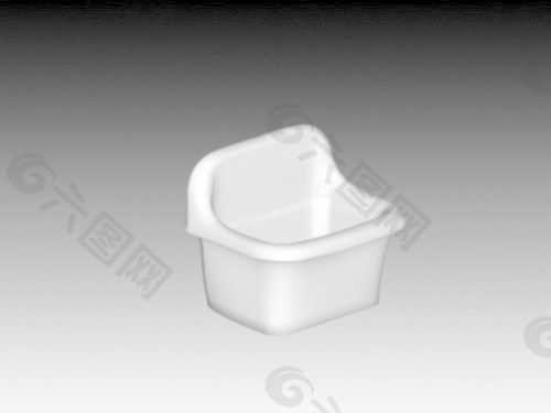 卫生间小器皿3d模型卫生间用品装修效果图 3