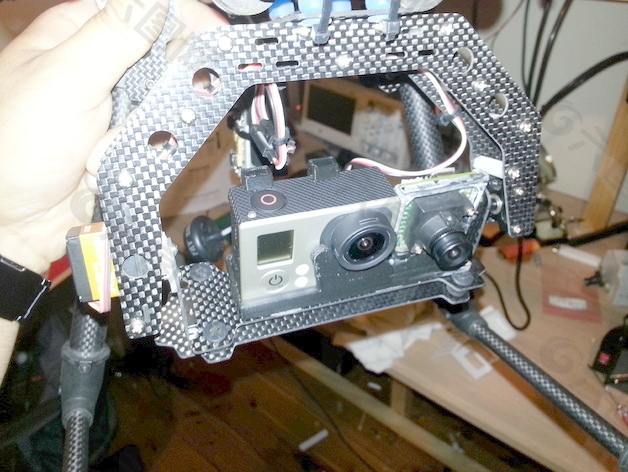 GoPro 3卡锁安装CCD板安装