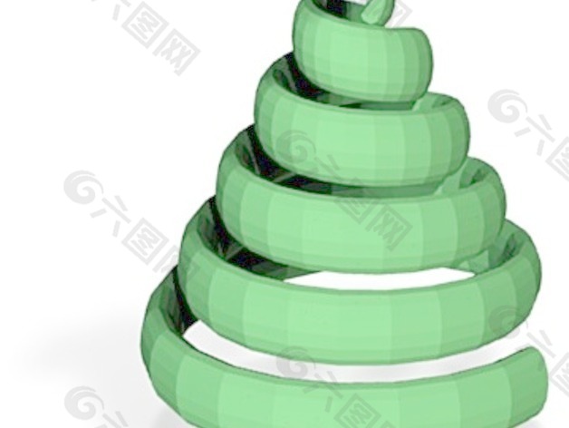圣诞树只有X3D的大漩涡
