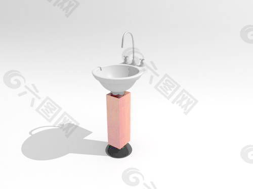台盆3d模型卫生间用品设计素材 9