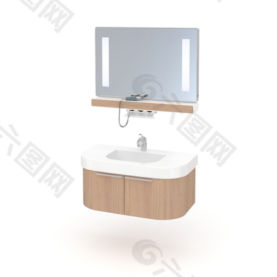 台盆3d模型卫生间用品设计图 50