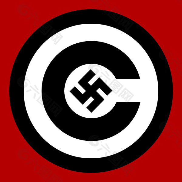 与纳粹标志的剪辑艺术版权