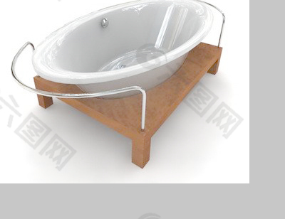 浴缸3d模型3D卫生间用品模型 60