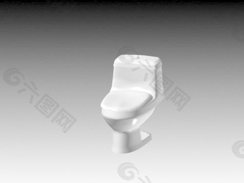 坐便器3d模型3D卫生间用品模型 40