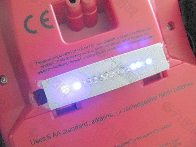 过氧化值（视觉暂留）3×16 LED安装支架