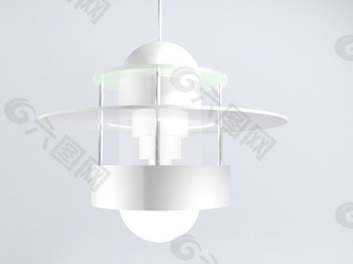 吊灯3d模型灯具3d素材 208