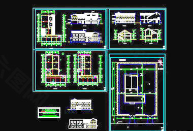 变电所建筑施工图CAD图纸免费下载