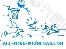 海豹打篮球