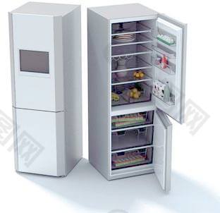 冰箱3d模型下载冰箱素材下载 24