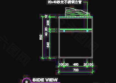 商场装修施工图纸、服装类道具cad详图免费下载20090312更新-67