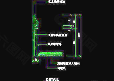 总统套房-宾馆实例cad详图素材-45