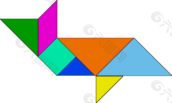 tangram-25剪贴画