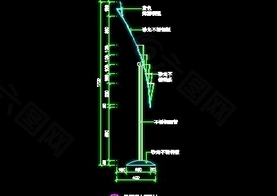 资料展架、填单台、柱子、营业厅门面实例装修施工图纸、cad详图70