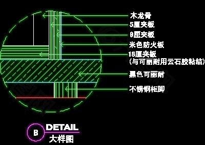 资料展架、填单台、柱子、营业厅门面实例装修施工图纸、cad详图14