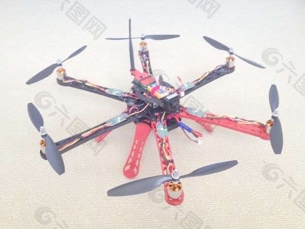 三维印刷hexacopter