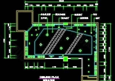 鞋帽店、服装店橱窗门面实例cad详图、装修施工图纸25例-2