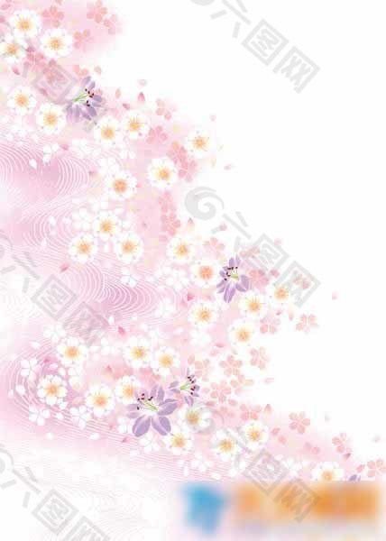 韩式小花朵背景图