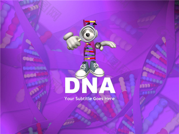 DNA生物技术ppt模板