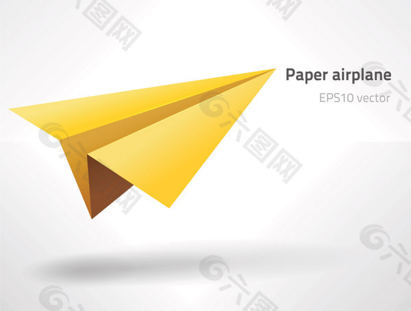 纸飞机向量