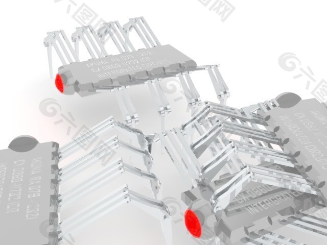 IC芯片蜘蛛概念设计