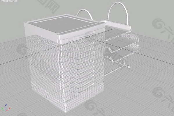 办公家具家居3d模型家居 23