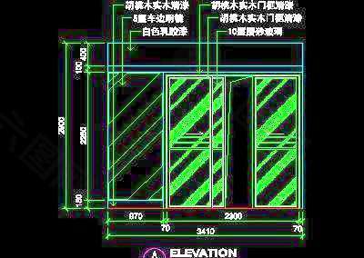 三居室实例、现代简约场景cad详图素材免费下载17
