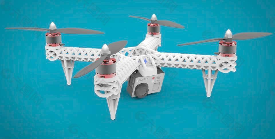 3D印刷的直升机