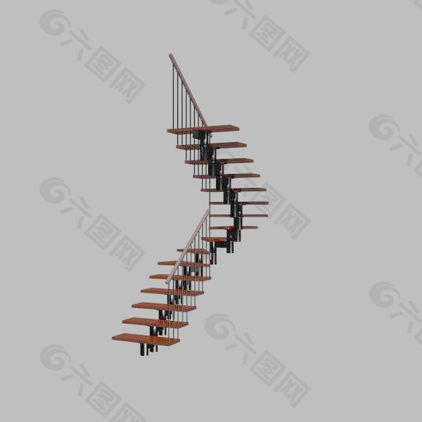 室内设计楼梯3d素材3d素材 26