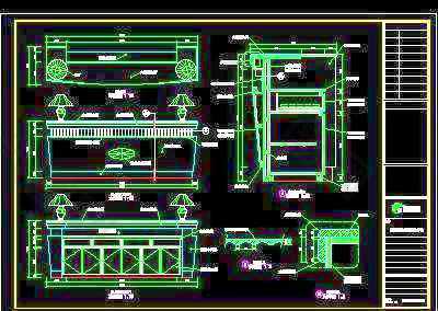 豪华酒家装修施工图纸、cad详图素材89