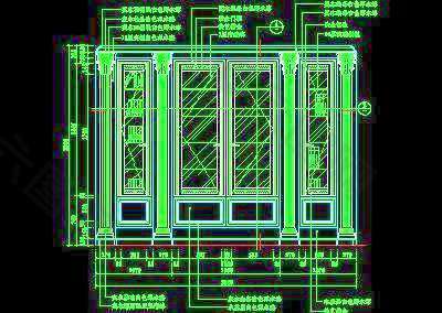 书柜CAD详图素材29