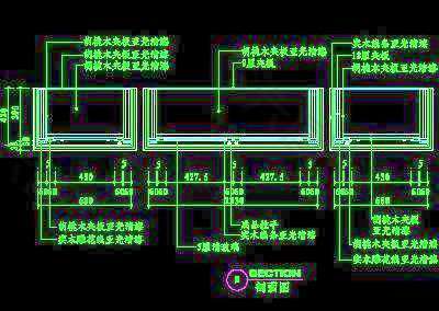 书柜CAD详图素材18