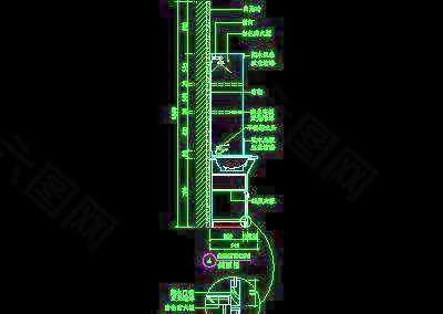 洗脸台cad图块素材27