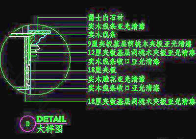 客厅装饰柜CAD详图素材81