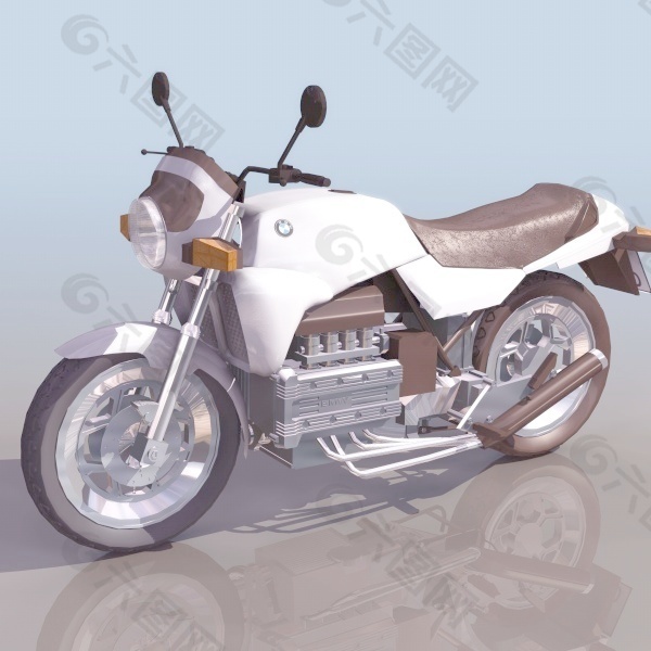 交通运输摩托车3d模型3d模型素材 18