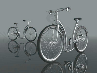 交通运输自行车3d模型3d模型素材 6
