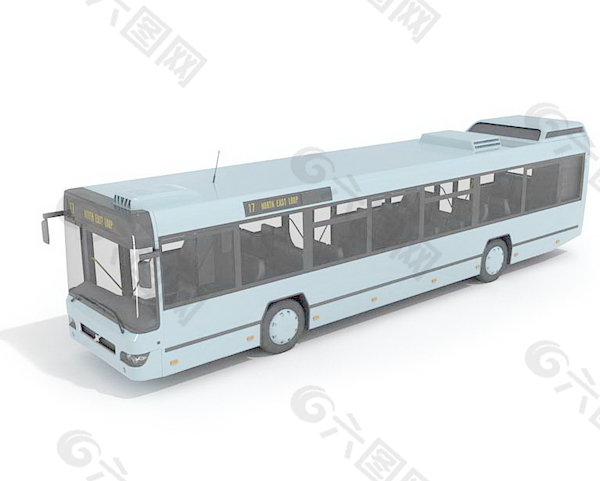交通运输公交车3d模型交通运输 9