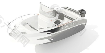 游艇皮划艇摩托艇3d模型下载3d模型 1