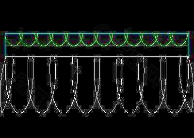 窗帘CAD图块素材18