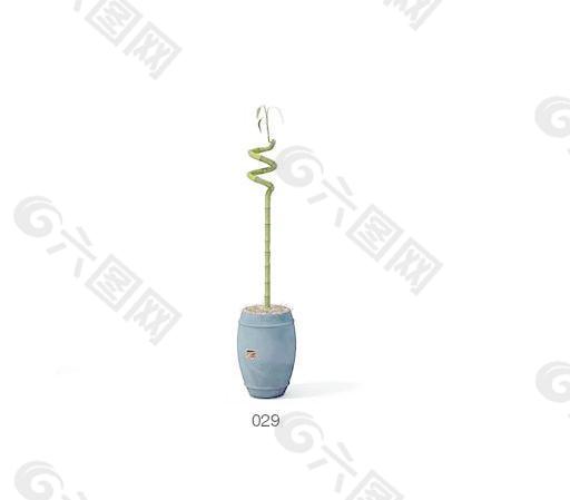 植物盆栽室内装饰素材免费下载盆栽3d模型素材 64