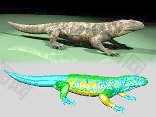 动物恐龙爬行类3d模型素材免费下载动物模型 23