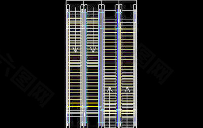 自动扶梯、自动电梯cad模型素材16