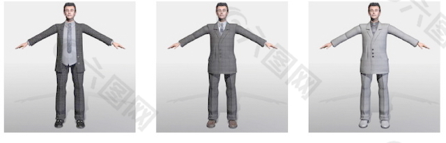 人物男性3d模型素材人物模型素材免费下载人体模型 9