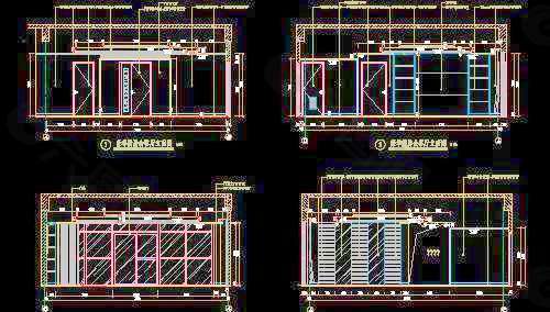 高级病房楼装修CAD施工图素材39