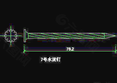 五金、装饰构造cad图块素材20